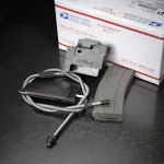 Customer's order resting in front of a shipping box