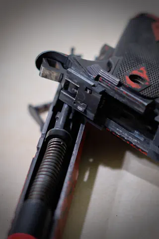Dirty and disassembled KWA 1911DS