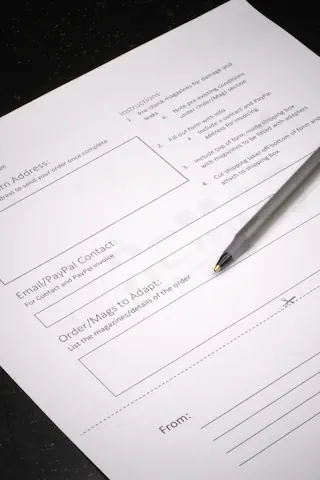 ReMag order form
