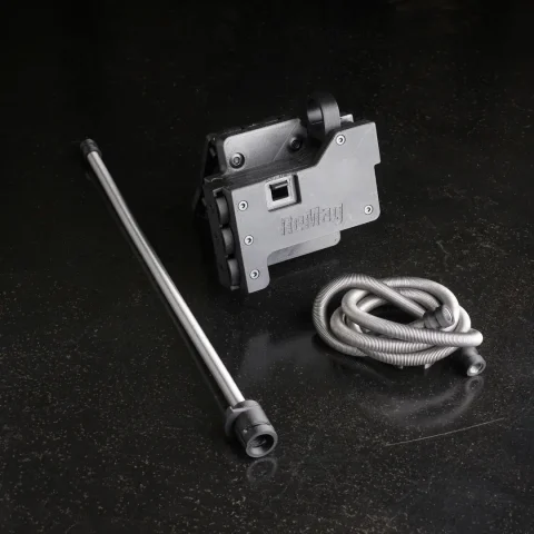 ReMag magwell with belt mount and bare feed-line with snap-clip ends
